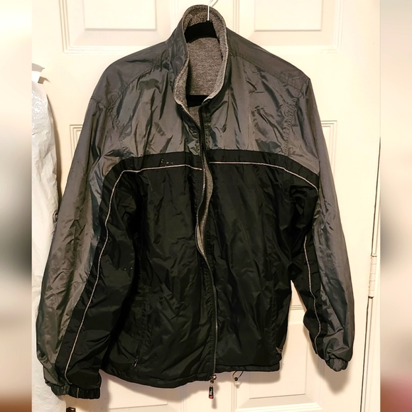 Zero XPosur Men's Fully Lined Zip Up Jacket Size L Black/Gray - Picture 1 of 7